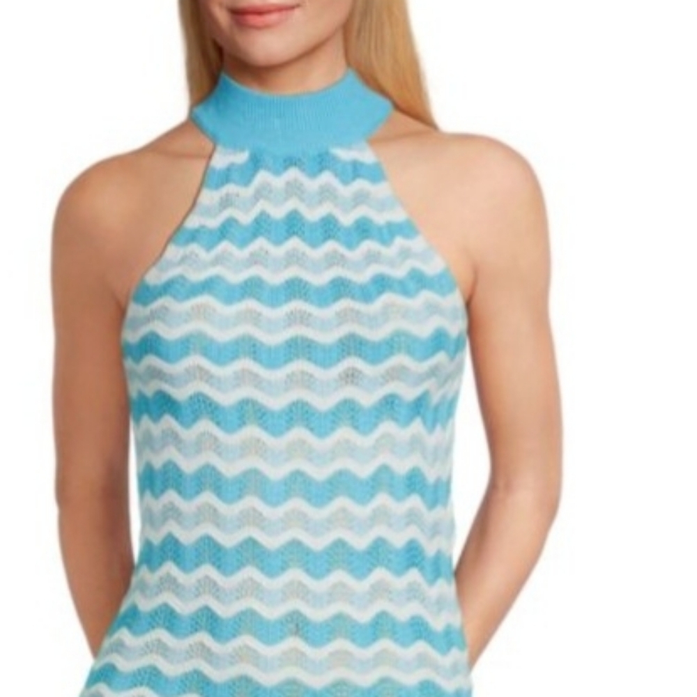 NOISY MAY WAVY KNIT DRESS NWT - Picture 3 of 4